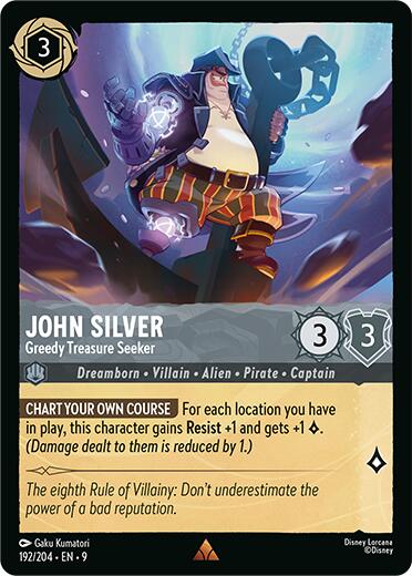 John Silver - Greedy Treasure Seeker (192/204) [Fabled] | Eastridge Sports Cards & Games