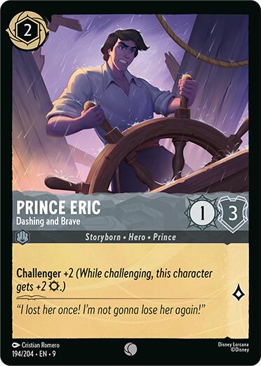 Prince Eric - Dashing and Brave (194/204) [Fabled] | Eastridge Sports Cards & Games