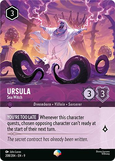 Ursula - Sea Witch (Epic) (208/204) [Fabled] | Eastridge Sports Cards & Games