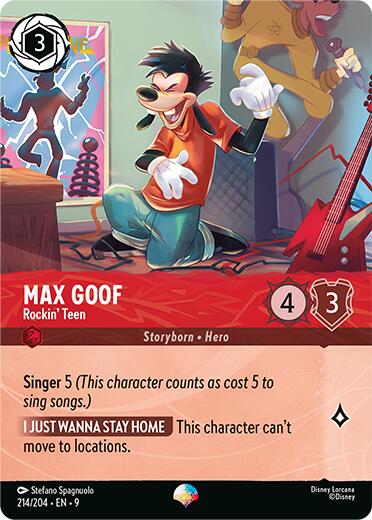 Max Goof - Rockin' Teen (Epic) (214/204) [Fabled] | Eastridge Sports Cards & Games