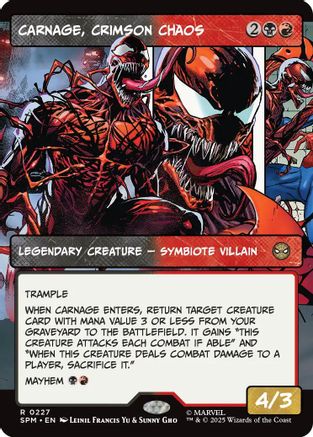 Carnage, Crimson Chaos (Borderless) [Marvel's Spider-Man] | Eastridge Sports Cards & Games