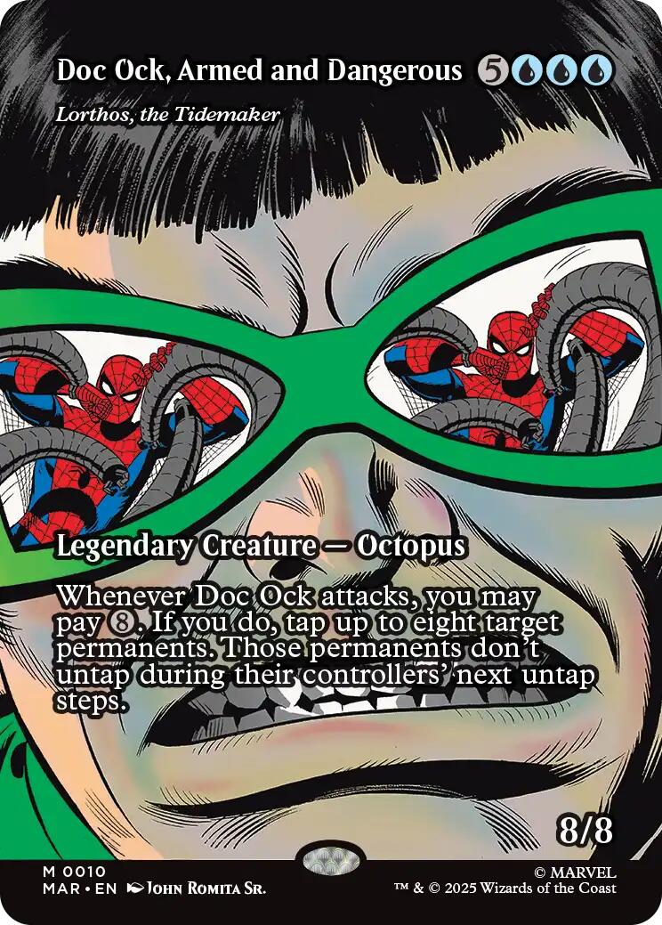 Doc Ock, Armed and Dangerous - Lorthos, the Tidemaker (Borderless) [Marvel's Spider-Man: Eternal-Legal] | Eastridge Sports Cards & Games