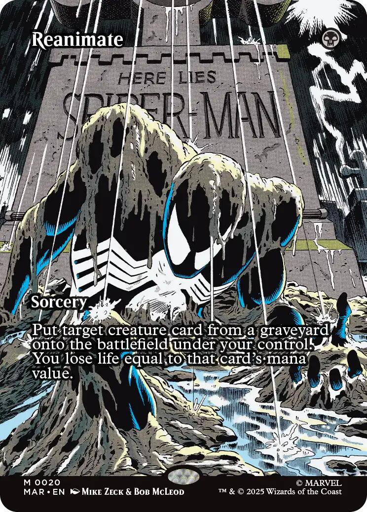 Reanimate (Borderless) [Marvel's Spider-Man: Eternal-Legal] | Eastridge Sports Cards & Games