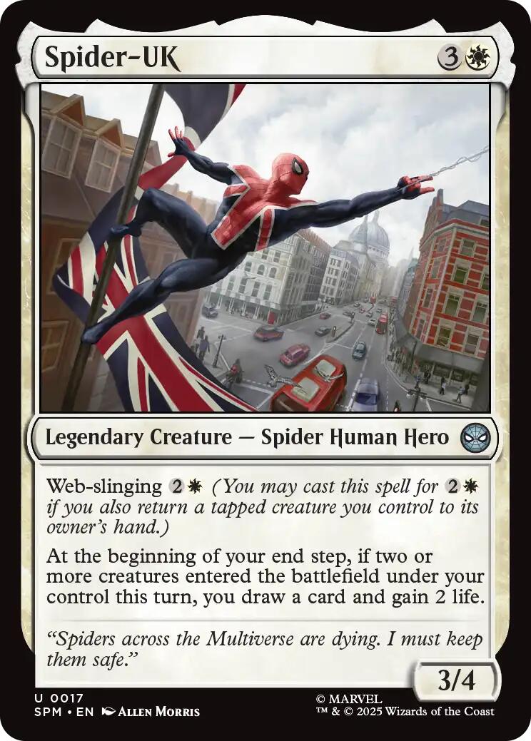 Spider-UK [Marvel's Spider-Man] | Eastridge Sports Cards & Games