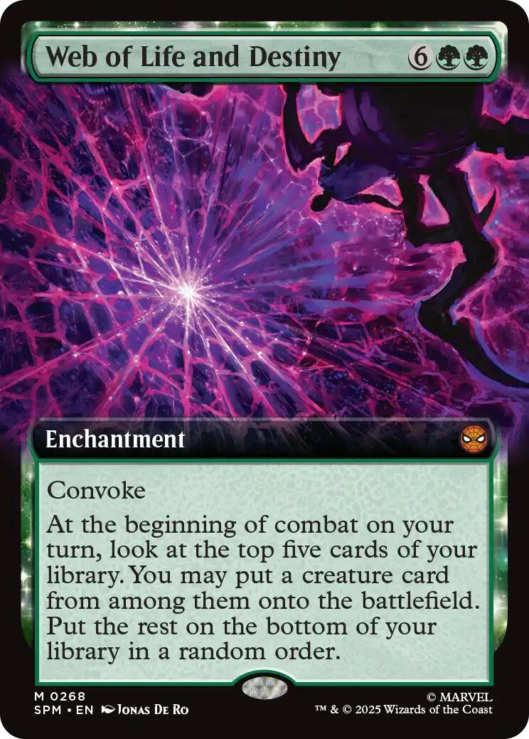 Web of Life and Destiny (Extended Art) [Marvel's Spider-Man] | Eastridge Sports Cards & Games