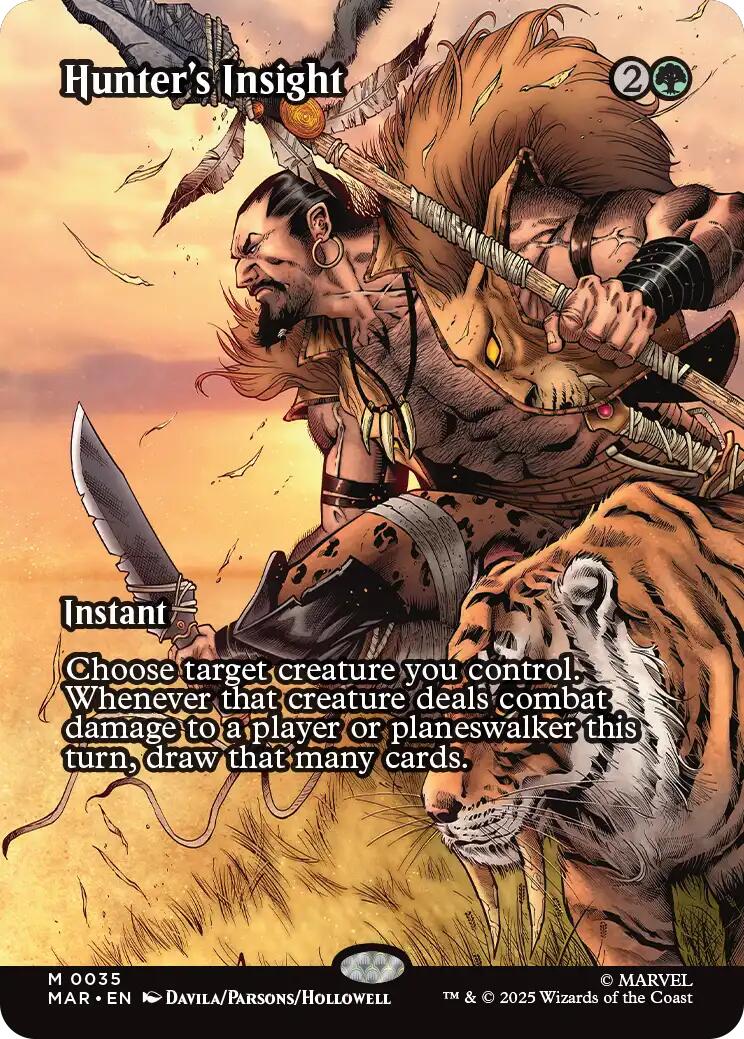 Hunter's Insight (Borderless) [Marvel's Spider-Man: Eternal-Legal] | Eastridge Sports Cards & Games