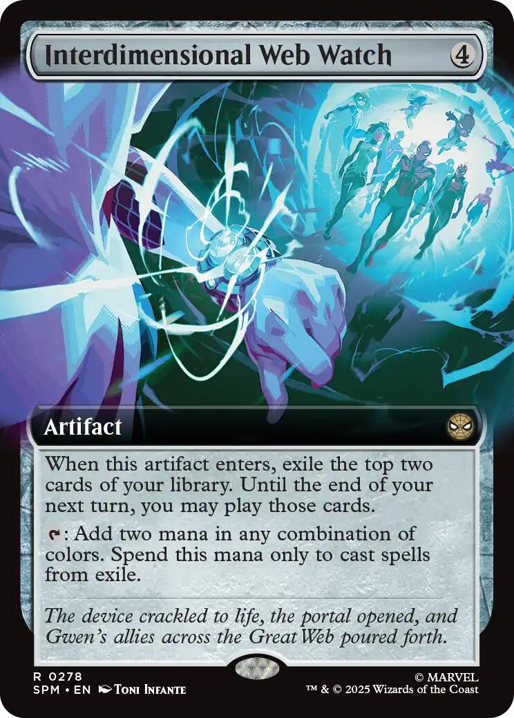 Interdimensional Web Watch (Extended Art) [Marvel's Spider-Man] | Eastridge Sports Cards & Games