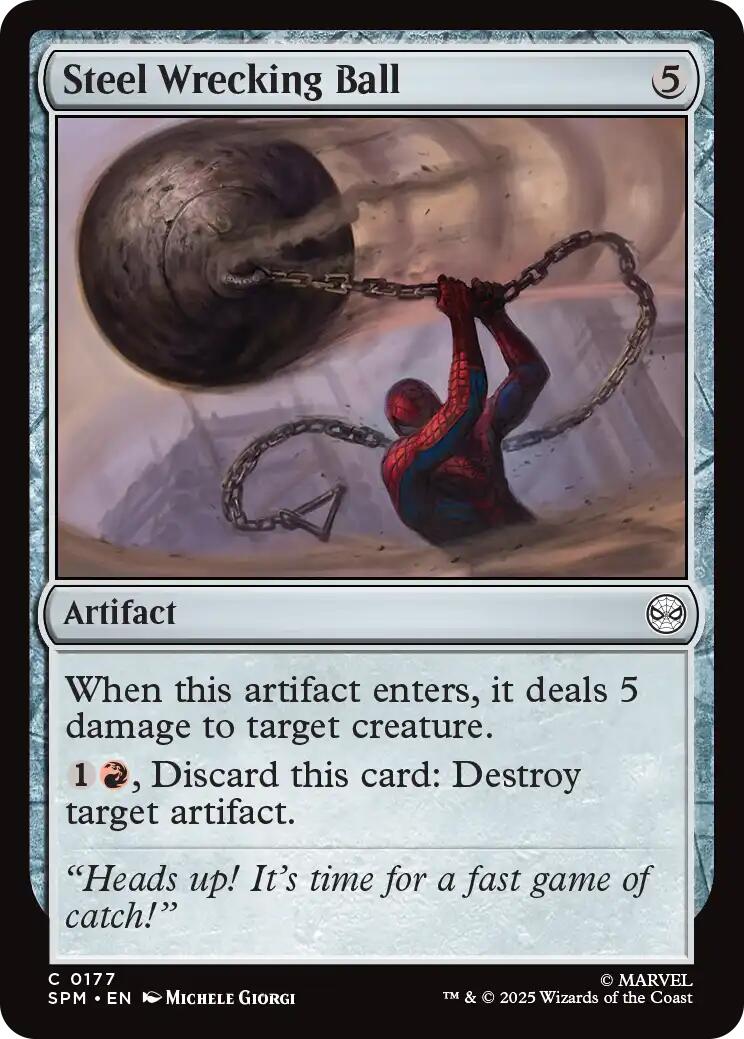 Steel Wrecking Ball [Marvel's Spider-Man] | Eastridge Sports Cards & Games