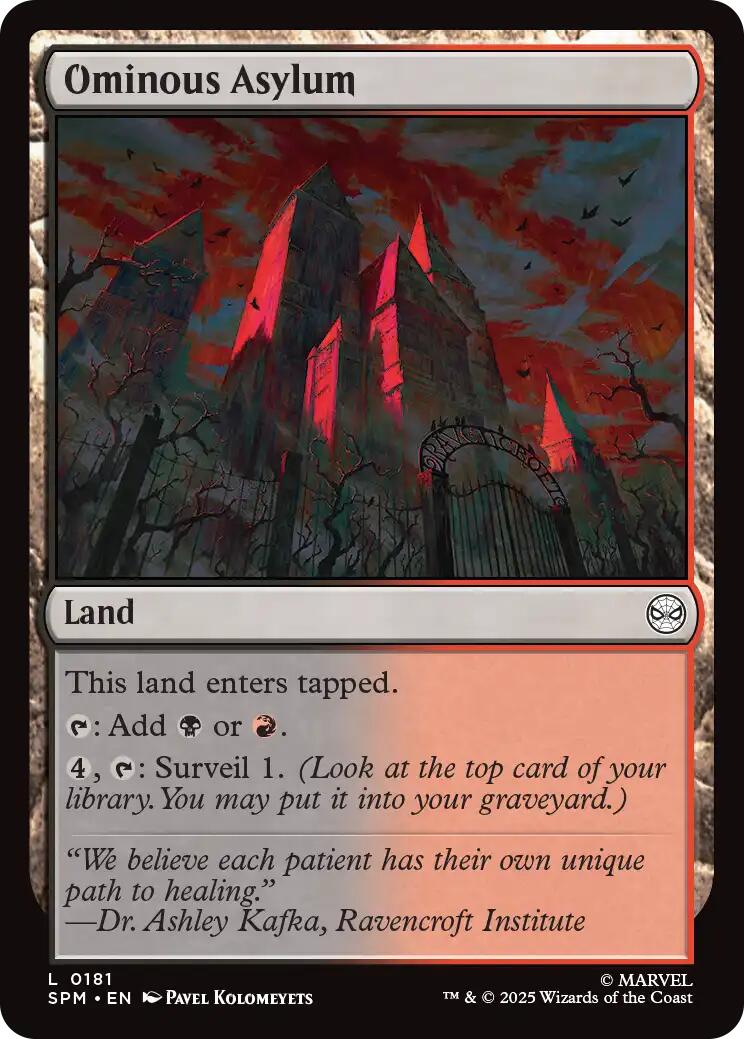 Ominous Asylum [Marvel's Spider-Man] | Eastridge Sports Cards & Games