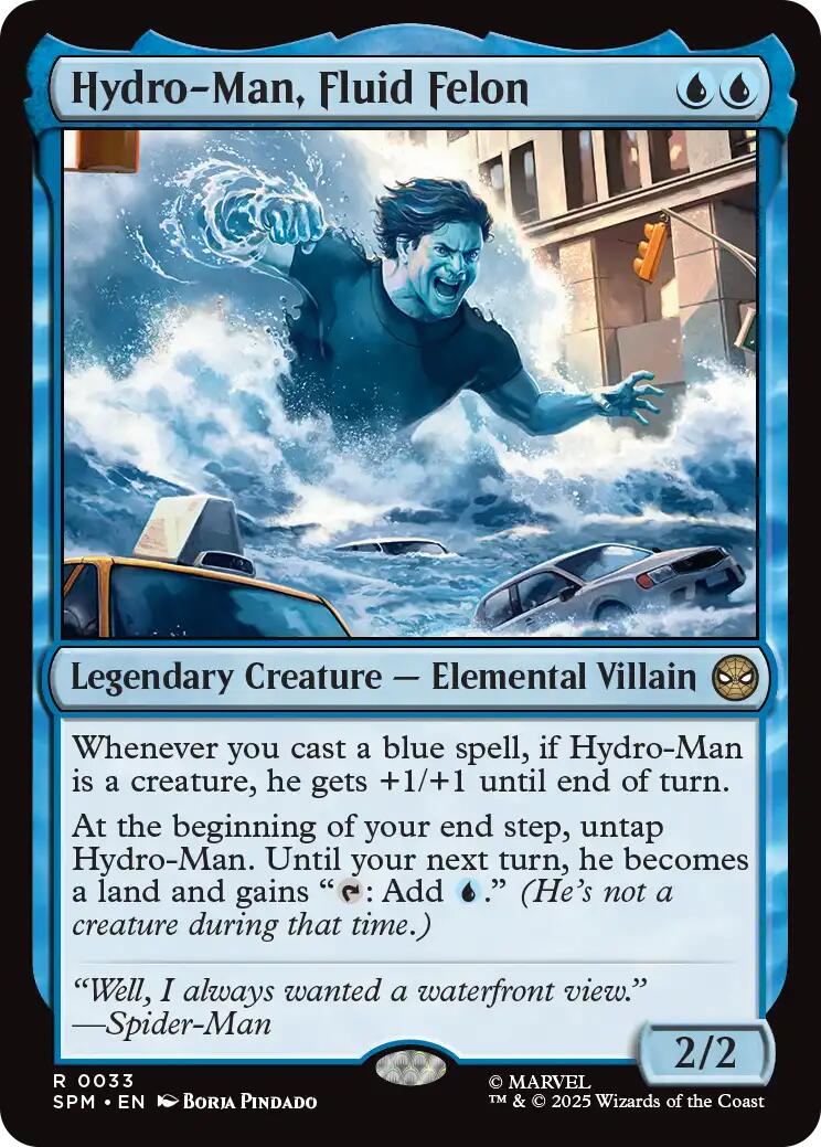 Hydro-Man, Fluid Felon [Marvel's Spider-Man] | Eastridge Sports Cards & Games