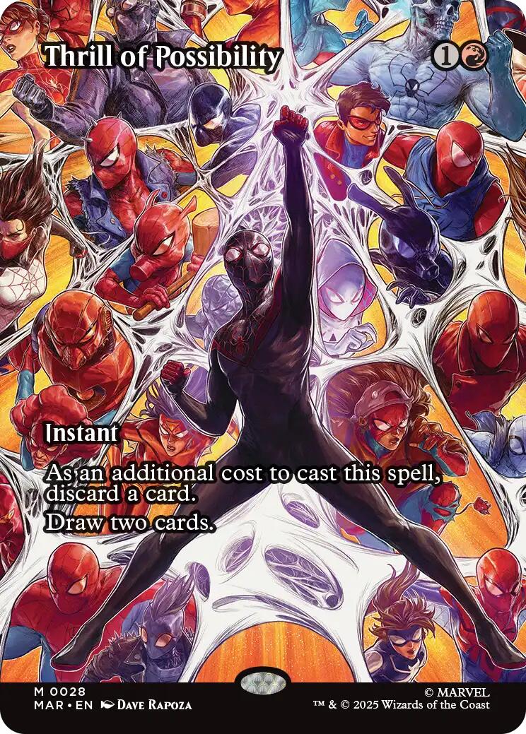 Thrill of Possibility (Borderless) [Marvel's Spider-Man: Eternal-Legal] | Eastridge Sports Cards & Games