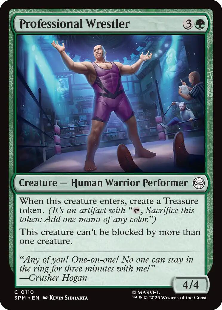 Professional Wrestler [Marvel's Spider-Man] | Eastridge Sports Cards & Games