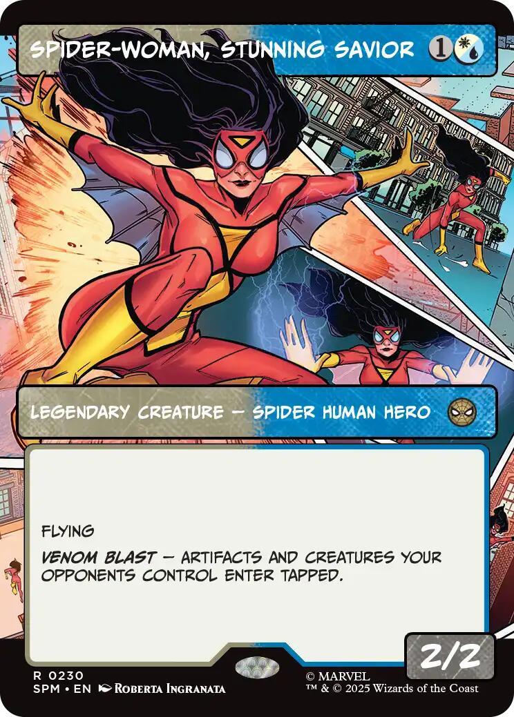 Spider-Woman, Stunning Savior (Borderless) [Marvel's Spider-Man] | Eastridge Sports Cards & Games