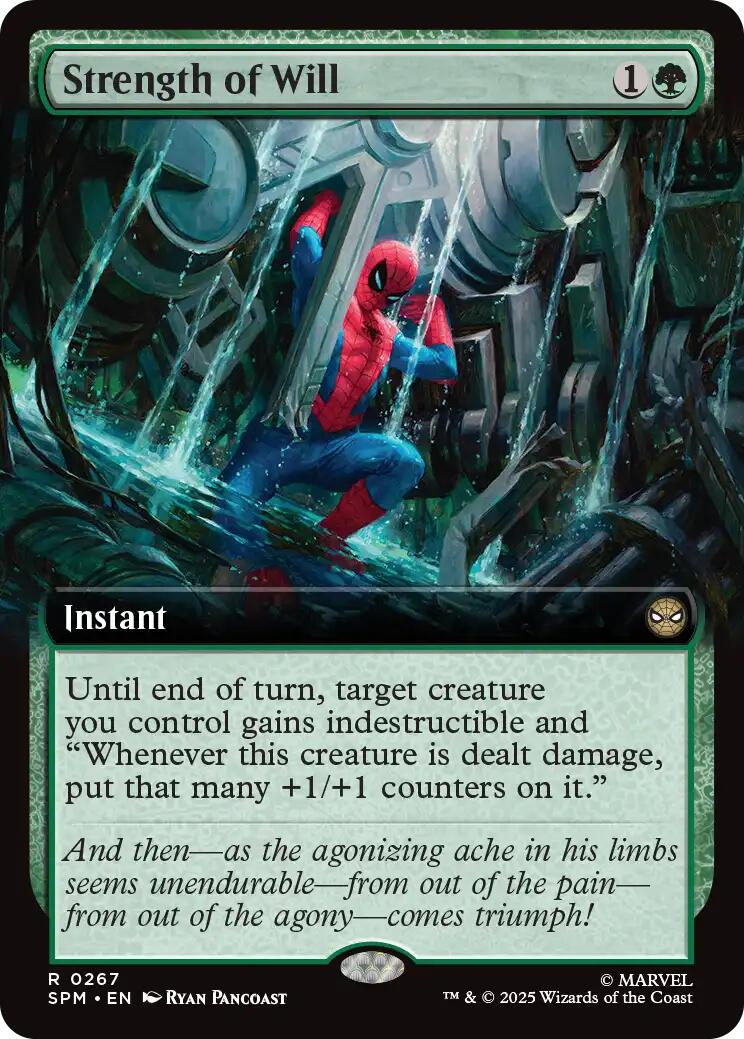 Strength of Will (Extended Art) [Marvel's Spider-Man] | Eastridge Sports Cards & Games