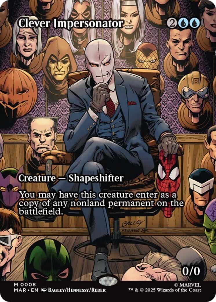 Clever Impersonator (Borderless) [Marvel's Spider-Man: Eternal-Legal] | Eastridge Sports Cards & Games