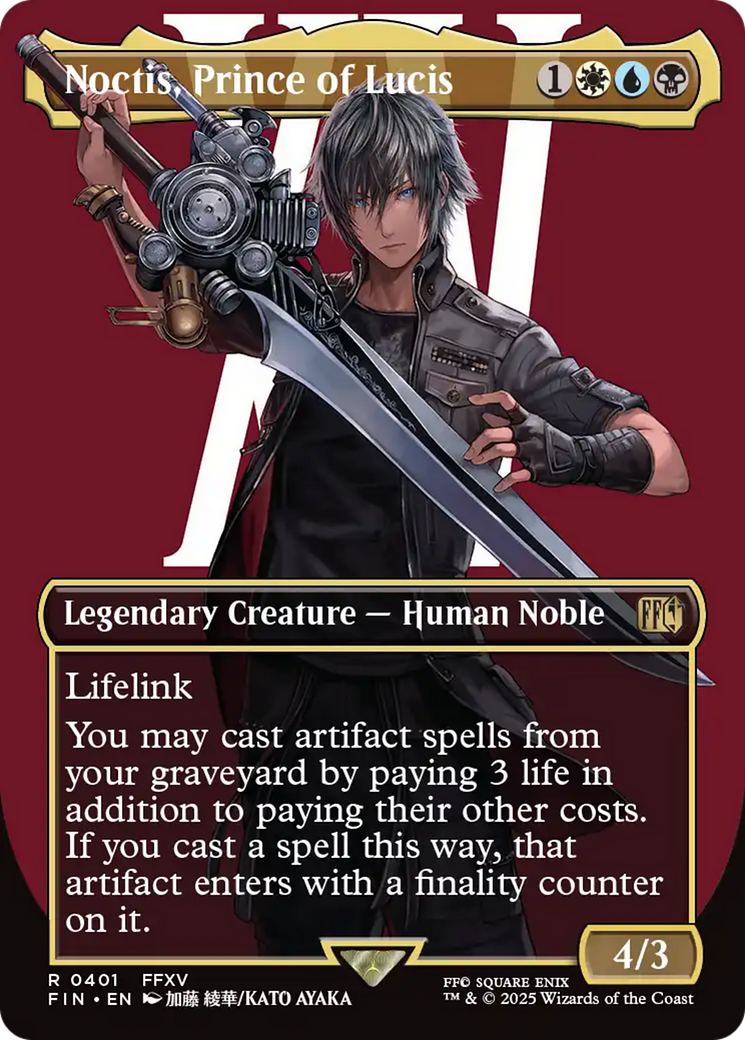 Noctis, Prince of Lucis (Borderless) [FINAL FANTASY] | Eastridge Sports Cards & Games