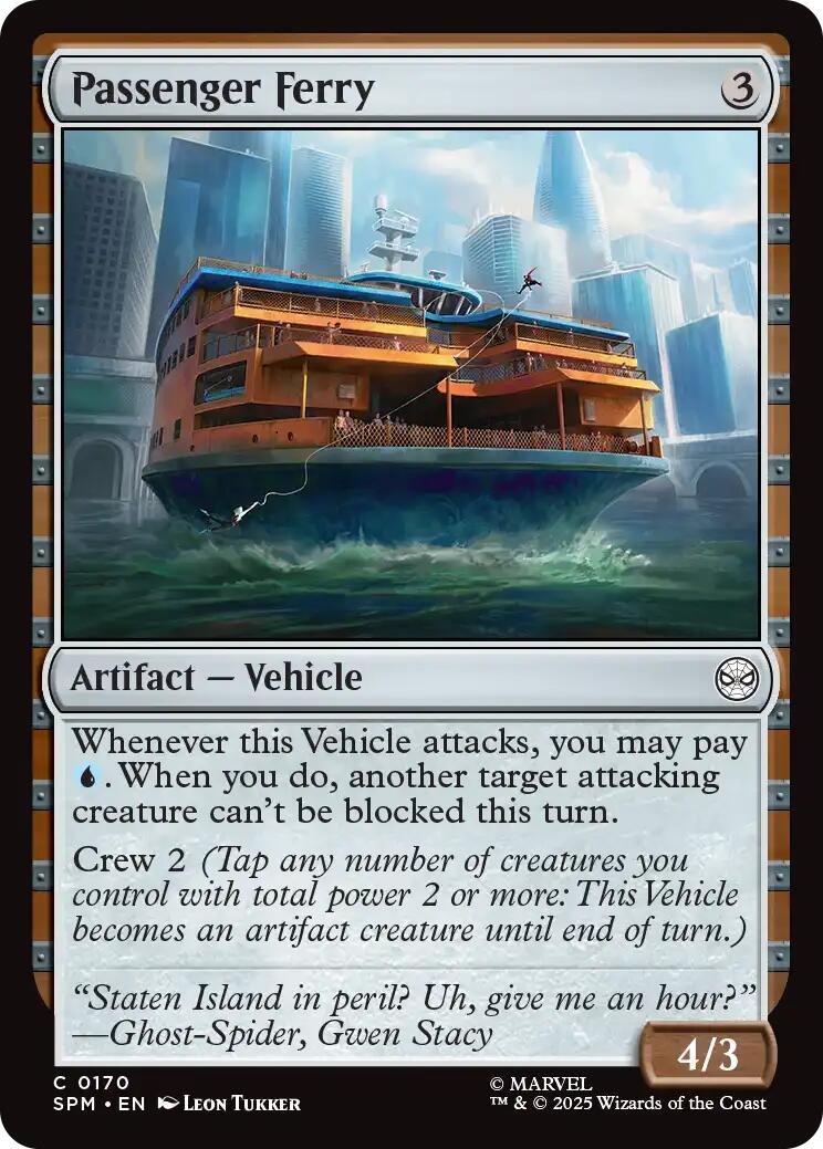 Passenger Ferry [Marvel's Spider-Man] | Eastridge Sports Cards & Games