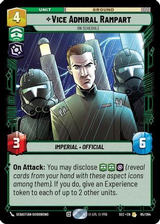 Vice Admiral Rampart - On Schedule (85/264) - Secrets of Power