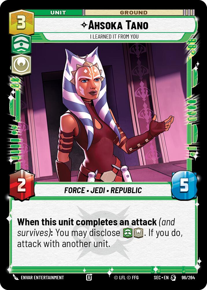 Ahsoka Tano - I Learned It from You (96/264) (96/264) [Secrets of Power] | Eastridge Sports Cards & Games