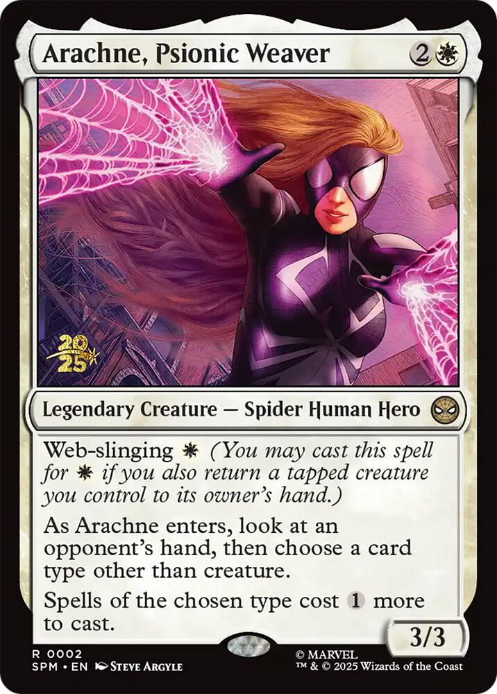 Arachne, Psionic Weaver [Marvel's Spider-Man Prerelease Promos] | Eastridge Sports Cards & Games