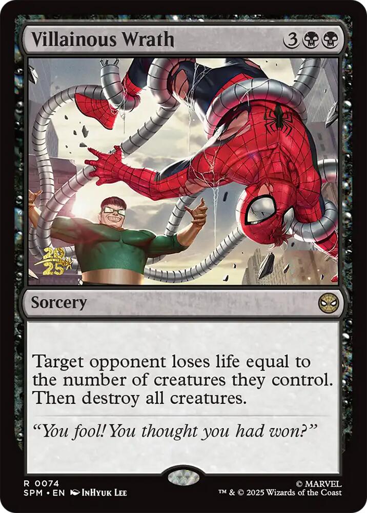 Villainous Wrath [Marvel's Spider-Man Prerelease Promos] | Eastridge Sports Cards & Games
