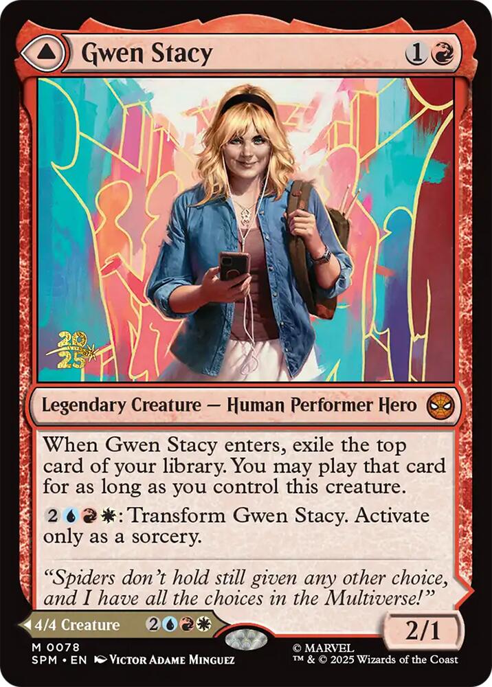 Gwen Stacy // Ghost-Spider [Marvel's Spider-Man Prerelease Promos] | Eastridge Sports Cards & Games