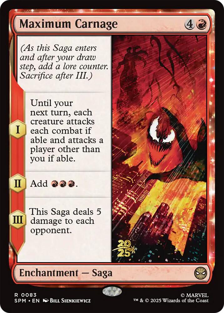 Maximum Carnage [Marvel's Spider-Man Prerelease Promos] | Eastridge Sports Cards & Games