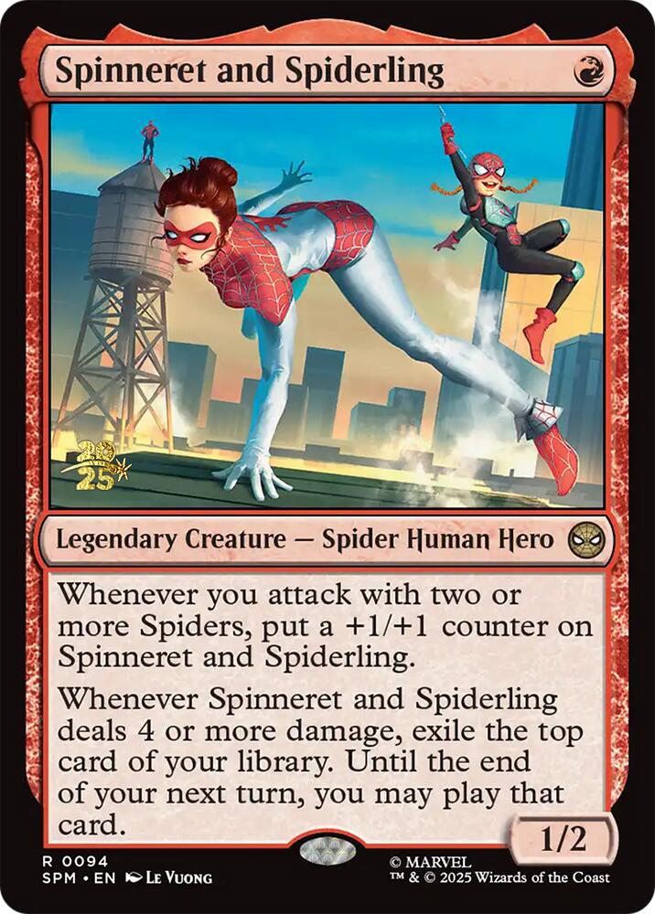 Spinneret and Spiderling [Marvel's Spider-Man Prerelease Promos] | Eastridge Sports Cards & Games