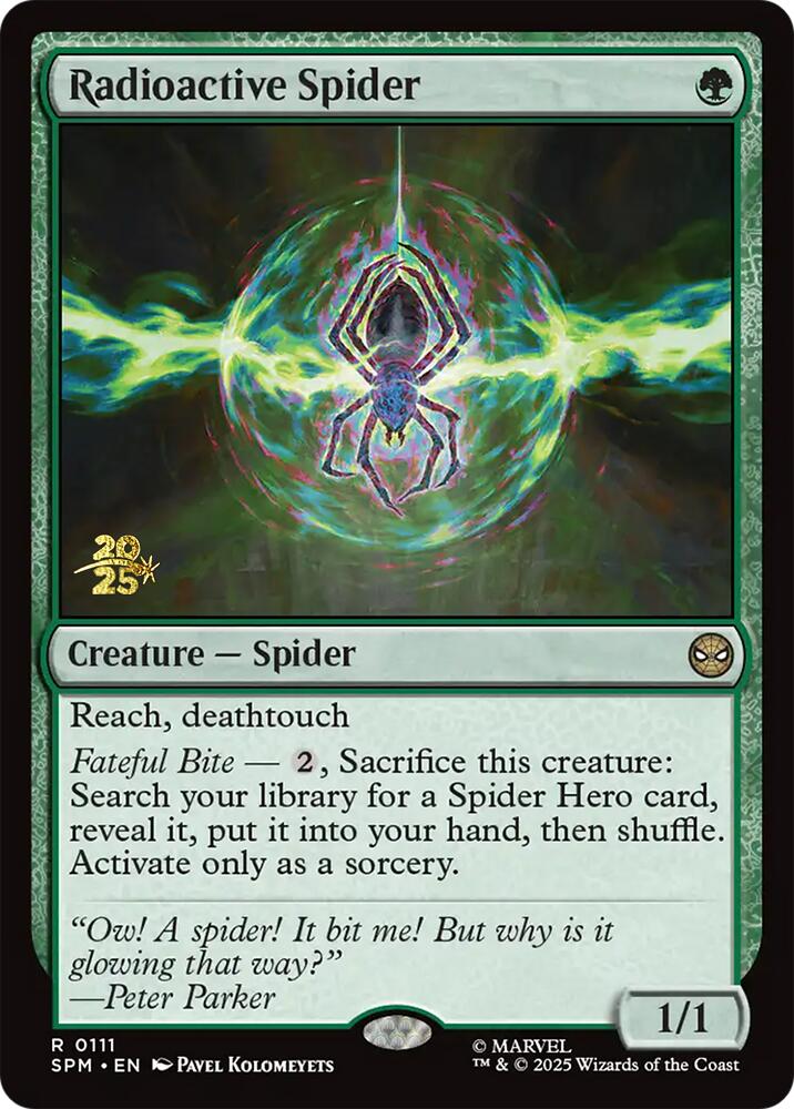 Radioactive Spider [Marvel's Spider-Man Prerelease Promos] | Eastridge Sports Cards & Games