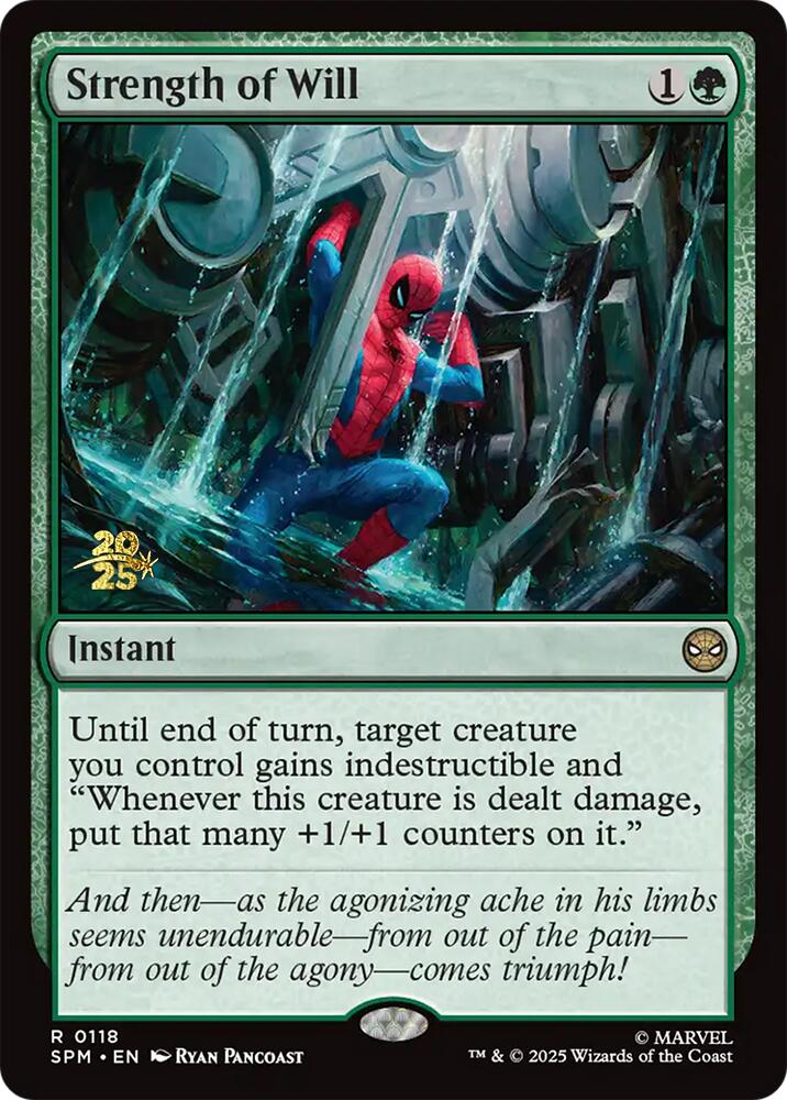 Strength of Will [Marvel's Spider-Man Prerelease Promos] | Eastridge Sports Cards & Games