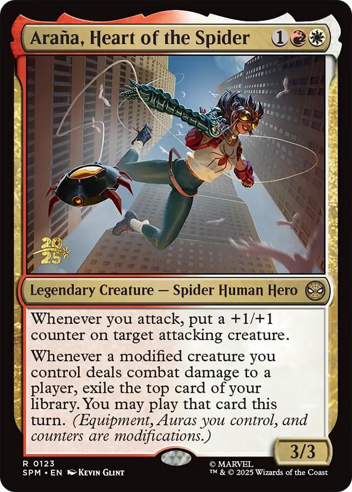 Arana, Heart of the Spider [Marvel's Spider-Man Prerelease Promos] | Eastridge Sports Cards & Games