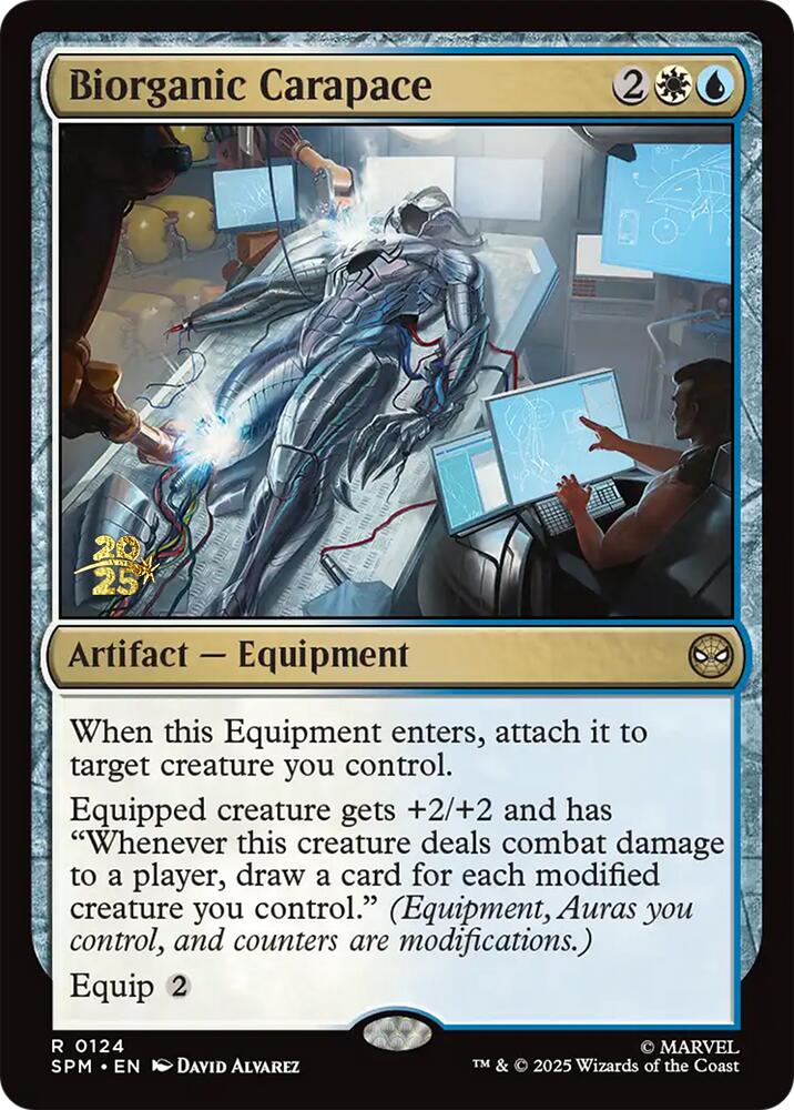Biorganic Carapace [Marvel's Spider-Man Prerelease Promos] | Eastridge Sports Cards & Games