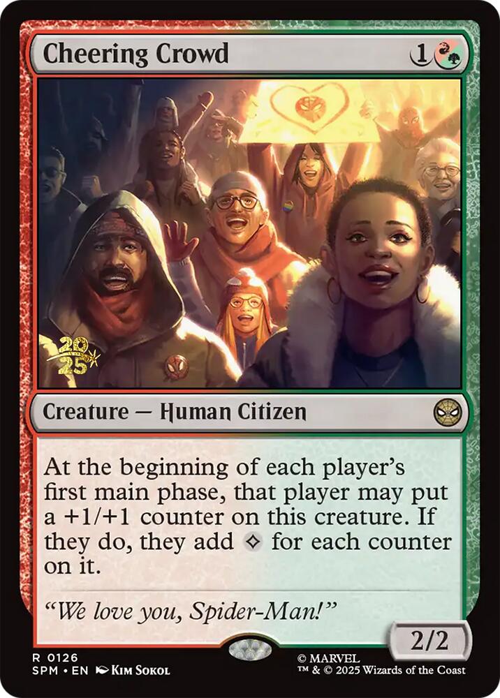 Cheering Crowd [Marvel's Spider-Man Prerelease Promos] | Eastridge Sports Cards & Games