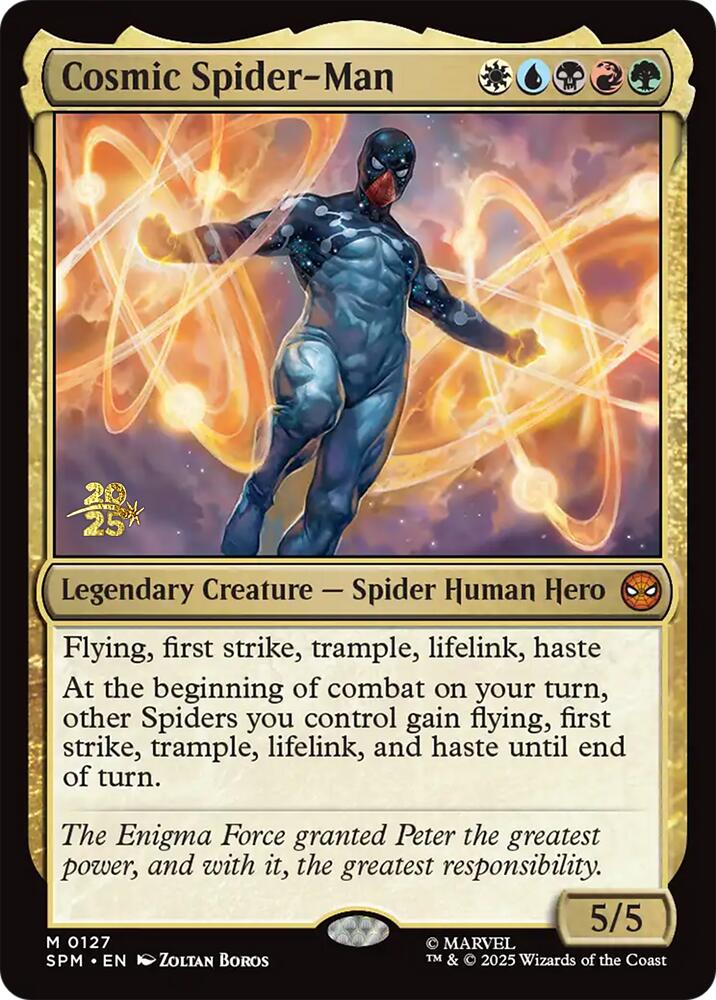 Cosmic Spider-Man [Marvel's Spider-Man Prerelease Promos] | Eastridge Sports Cards & Games