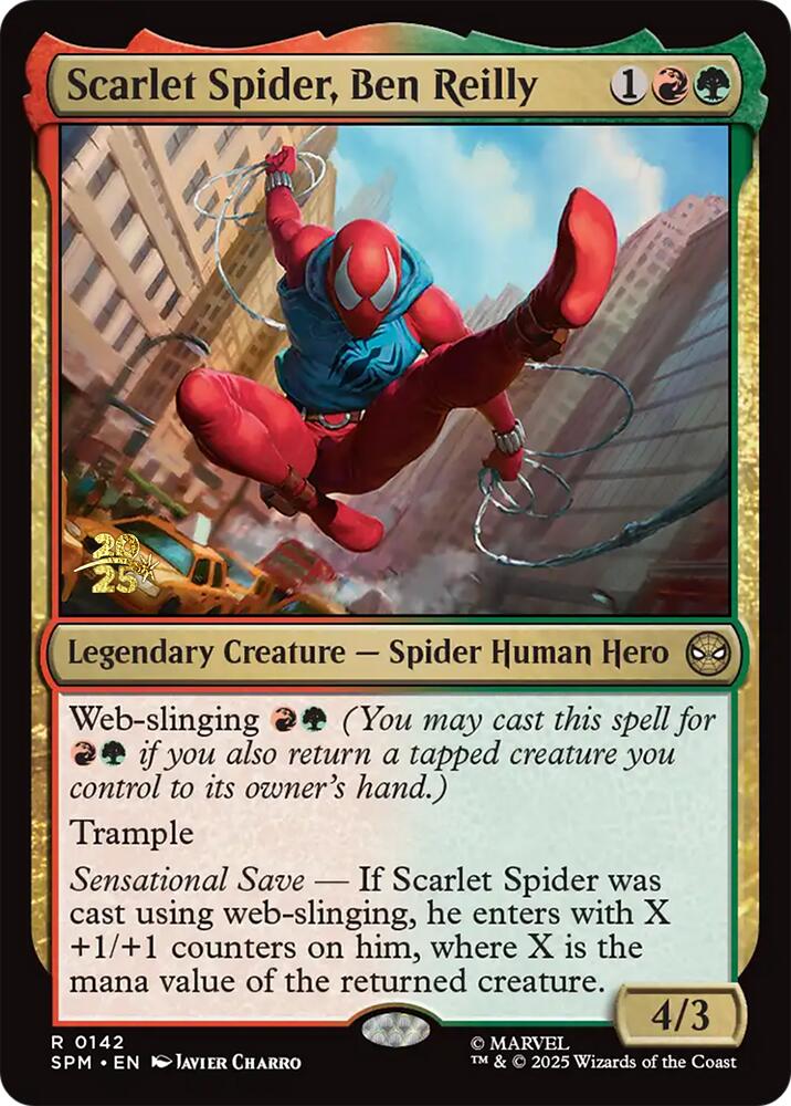 Scarlet Spider, Ben Reilly [Marvel's Spider-Man Prerelease Promos] | Eastridge Sports Cards & Games