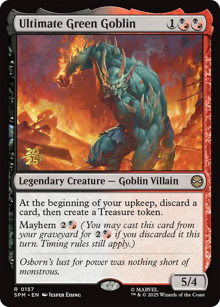 Ultimate Green Goblin [Marvel's Spider-Man Prerelease Promos] | Eastridge Sports Cards & Games