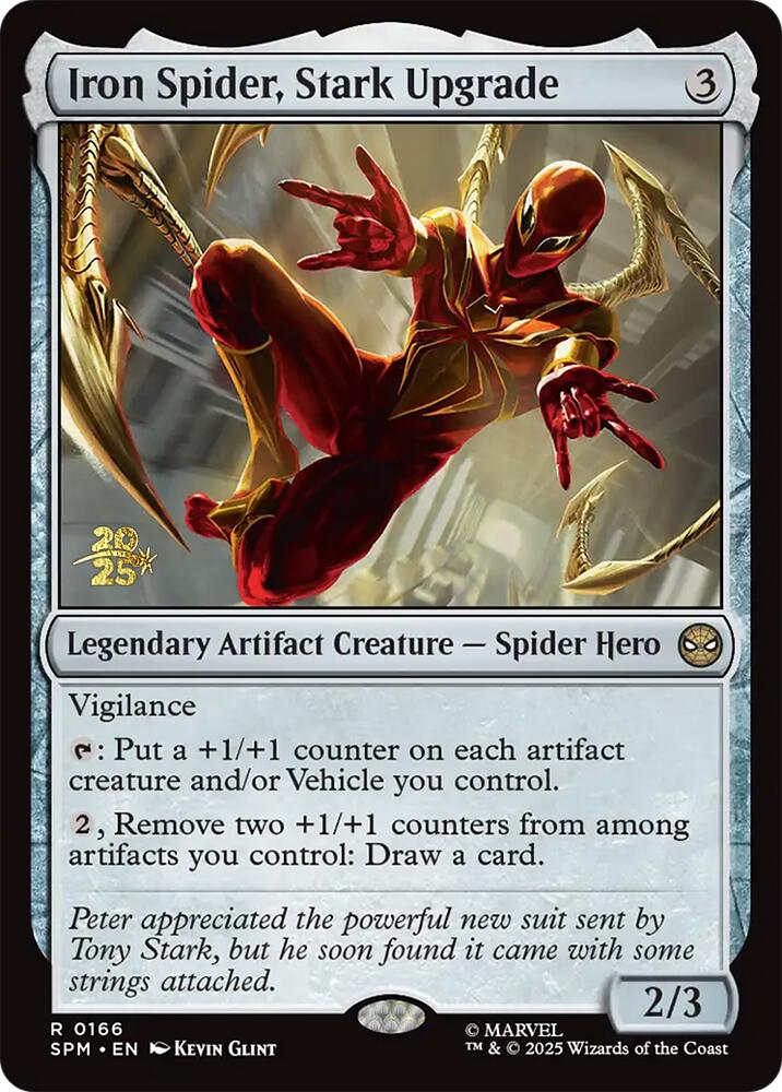 Iron Spider, Stark Upgrade [Marvel's Spider-Man Prerelease Promos] | Eastridge Sports Cards & Games