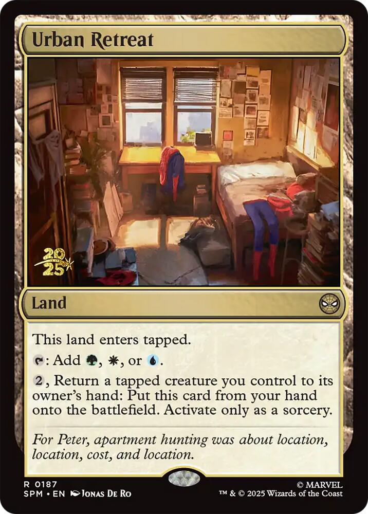 Urban Retreat [Marvel's Spider-Man Prerelease Promos] | Eastridge Sports Cards & Games