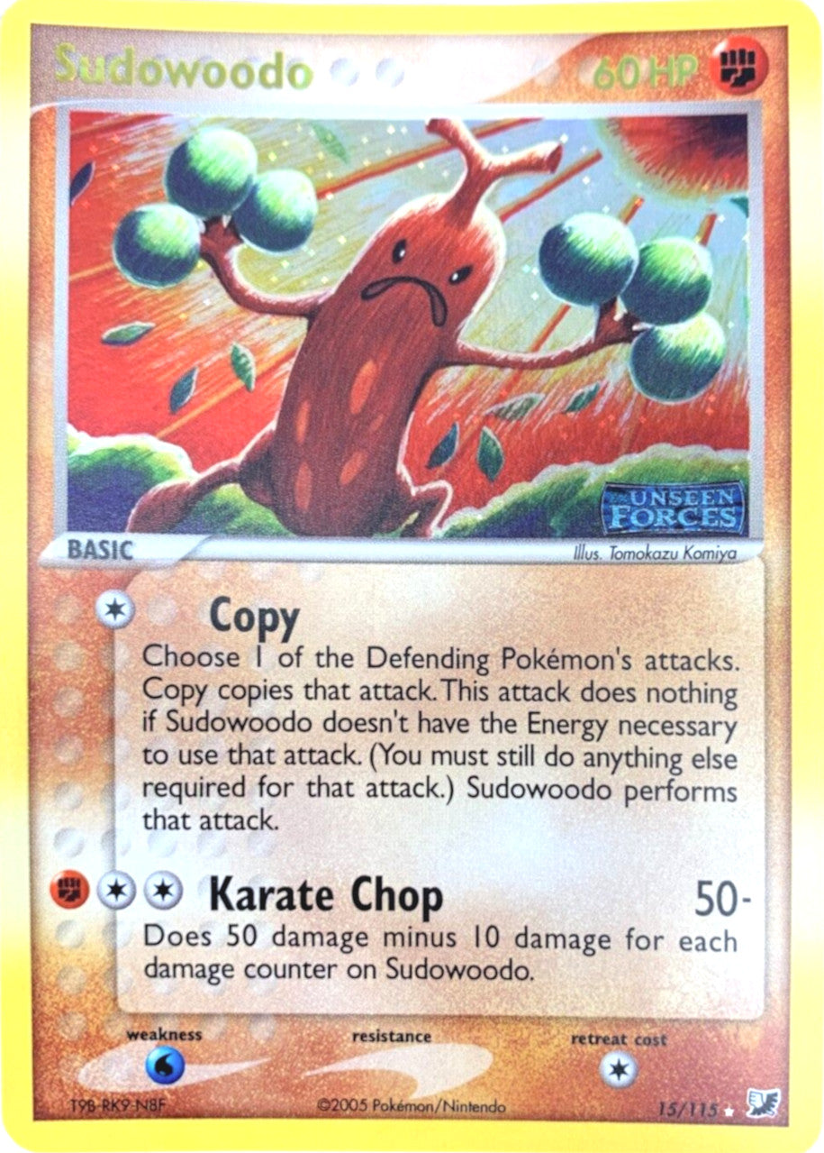 Sudowoodo (15/115) (Stamped) [EX: Unseen Forces] | Eastridge Sports Cards & Games