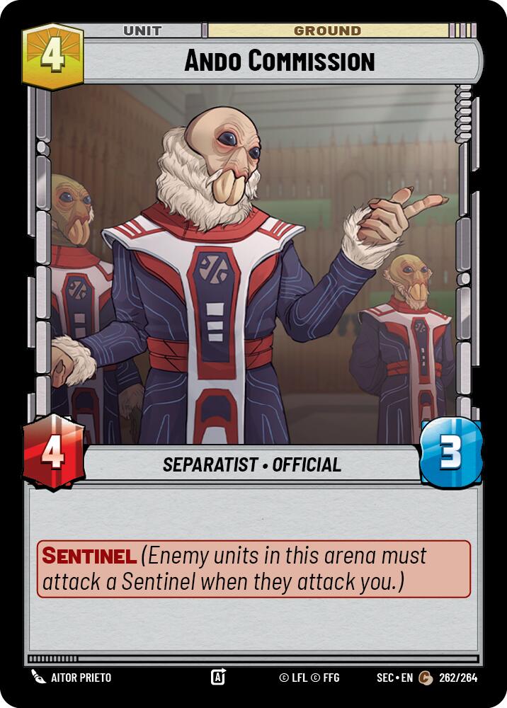 Ando Commission (262/264) (262/264) [Secrets of Power] | Eastridge Sports Cards & Games