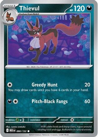 Thievul (090/132) [Mega Evolutions: Base Set]
