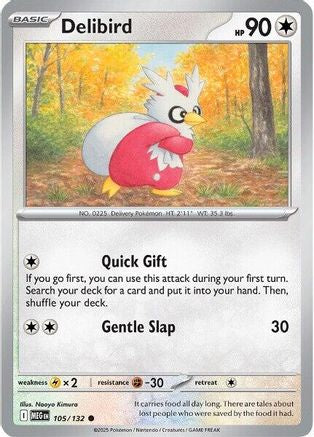 Delibird (105/132) [Mega Evolution: Base Set]