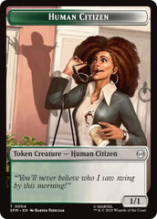 Human Citizen // Treasure Double-Sided Token [Marvel's Spider-Man Tokens] | Eastridge Sports Cards & Games