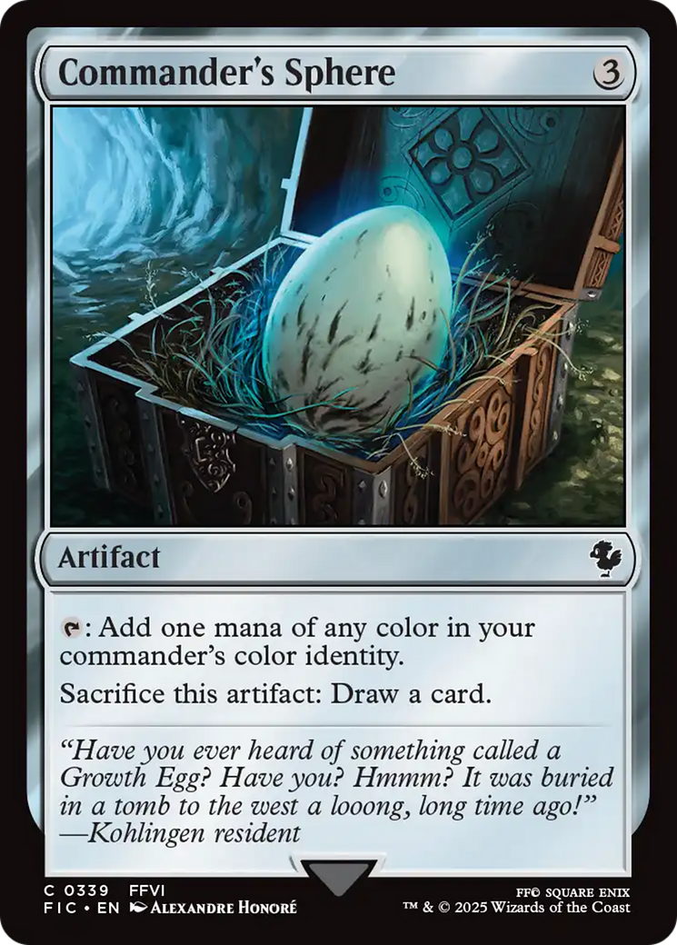 Commander's Sphere [FINAL FANTASY Commander] | Eastridge Sports Cards & Games