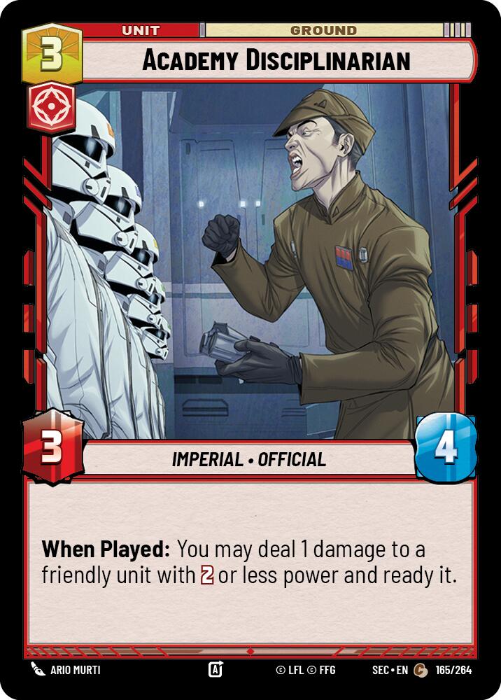 Academy Disciplinarian (165/264) (165/264) [Secrets of Power] | Eastridge Sports Cards & Games