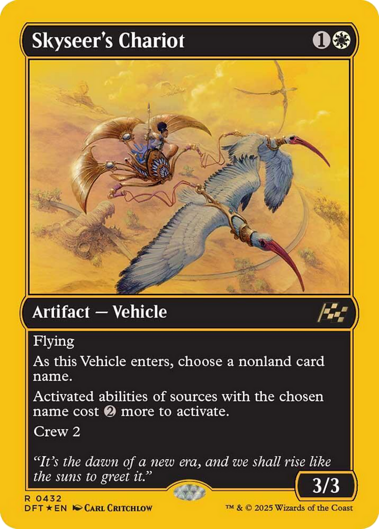 Skyseer's Chariot (First-Place Foil) [Aetherdrift] | Eastridge Sports Cards & Games