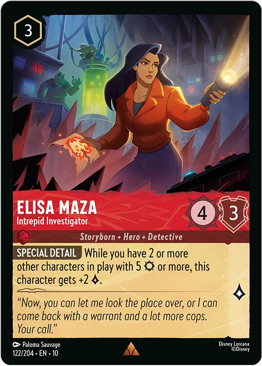 Elisa Maza - Intrepid Investigator (122/204) [Whispers in the Well] | Eastridge Sports Cards & Games