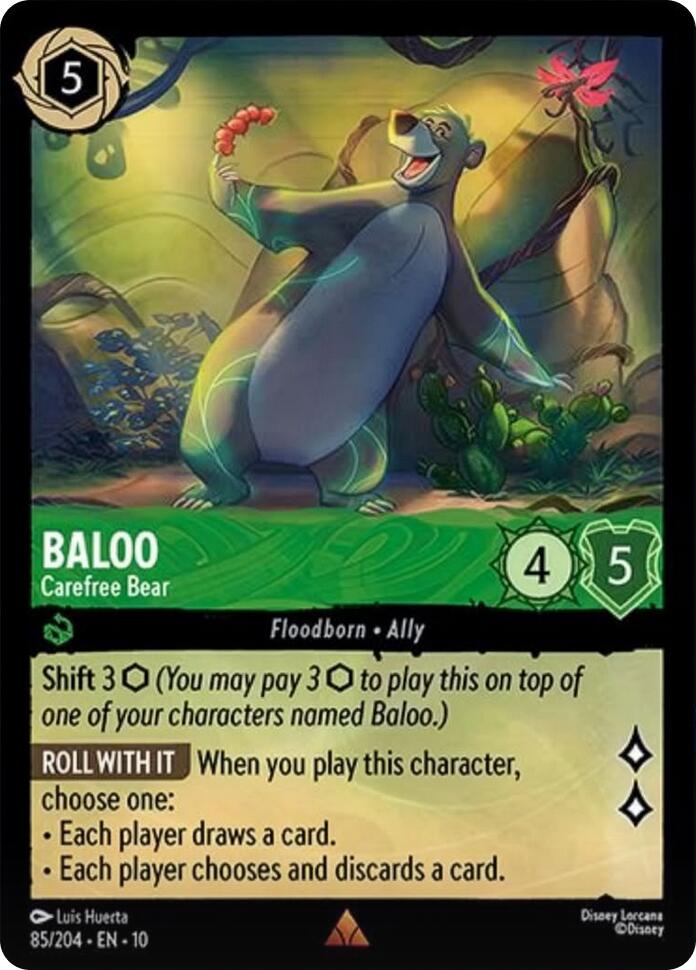 Baloo - Carefree Bear (85/204) [Whispers in the Well] | Eastridge Sports Cards & Games