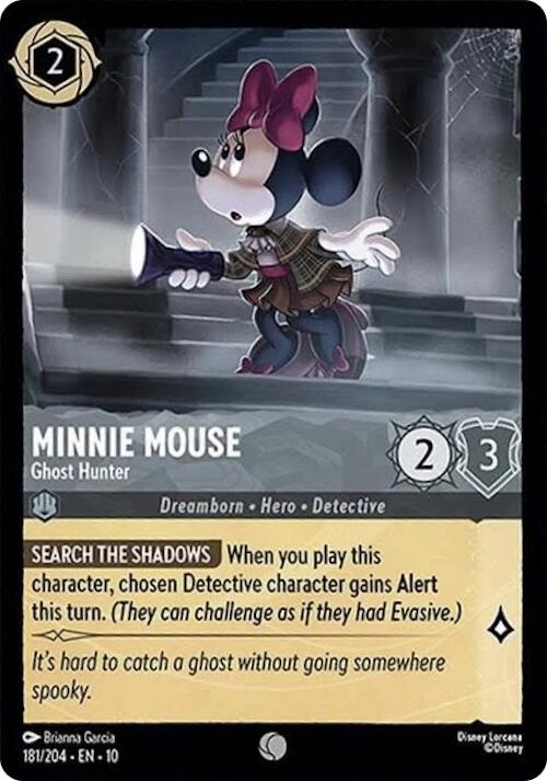 Minnie Mouse - Ghost Hunter (181/204) [Whispers in the Well] | Eastridge Sports Cards & Games