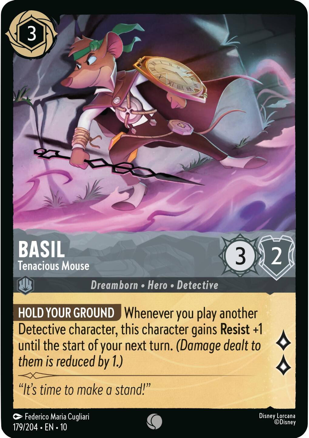 Basil - Tenacious Mouse (179/204) [Whispers in the Well] | Eastridge Sports Cards & Games